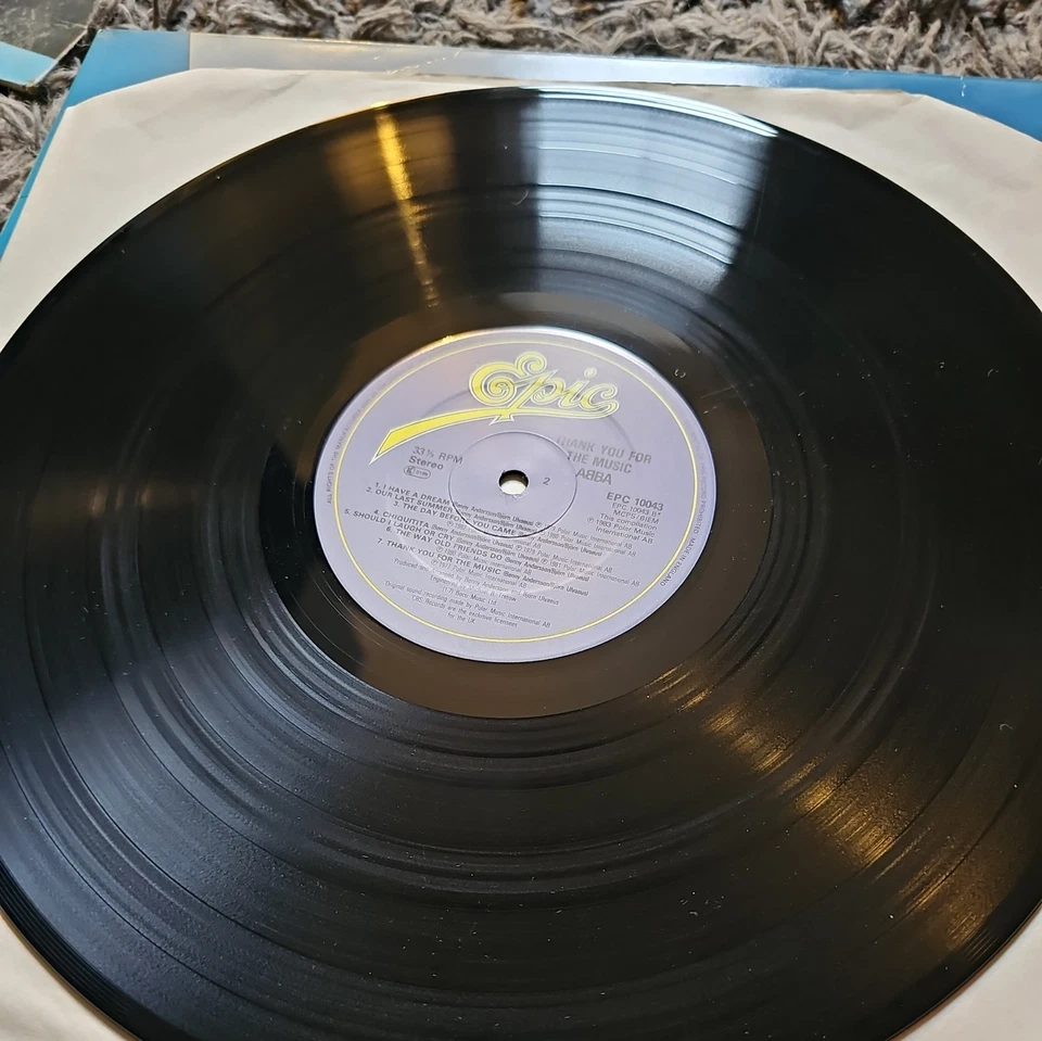 ABBA Thank You For The Music A Collection Of Love Songs 1983 UK VINYL LP Eagle A - Image 2 of 4