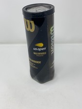 Official Wilson US Open Extra Duty Tennis Balls Yellow Pack of 3 WRT106200