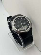Casio Wave Ceptor WVA-104H Quartz Ana Digi World time Vintage Men s Watch