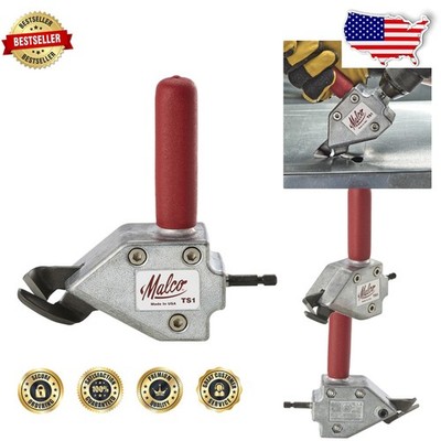 Versatile TurboShear Metal Cutting Drill Attachment - 20 Ga, Left/Straight