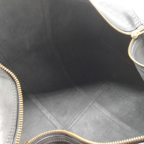 Louis Vuitton LV Boston Bag Keepall 55 Black Epi 4401818 - Imagen 8 de 11