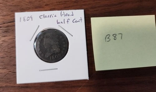 1809-P Half Cent — photo from another recent sale