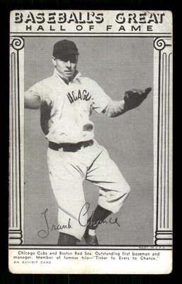 1974 Exhibit Hall of Fame  Frank Chance GD to GVG BXOS01