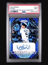 2024 Prizm Ichiro Legendary Signatures Blue Shimmer FOTL 1/8