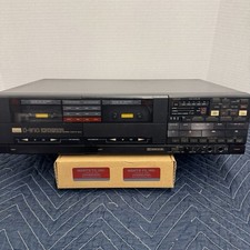 SANSUI D-W10 STEREO DOUBLE CASSETTE DECK - NEEDS BELTS, PARTS ONLY