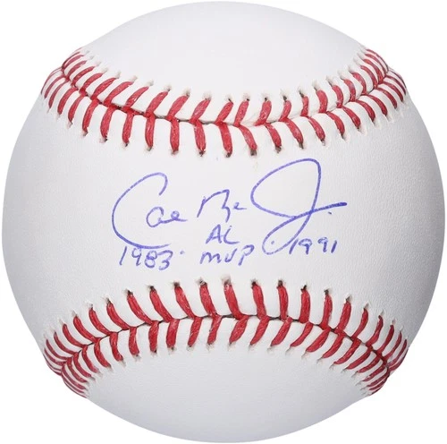 Cal Ripken Jr. Orioles Signed Baseball with 1983 & 1991 MVP Insc - Fanatics