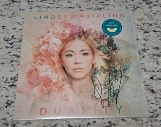 LINDSEY STIRLING Signed DUALITY VINYL ALBUM b