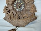 Antique Hand Carved Cuckoo Clock, Chalet Cottage and Deer for Restoration — photo 3