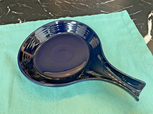 Homer Laughlin Fiesta Cobalt Skillet Baker