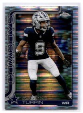 2025 Topps Chrome Football KaVontae Turpin PulsarRefractor