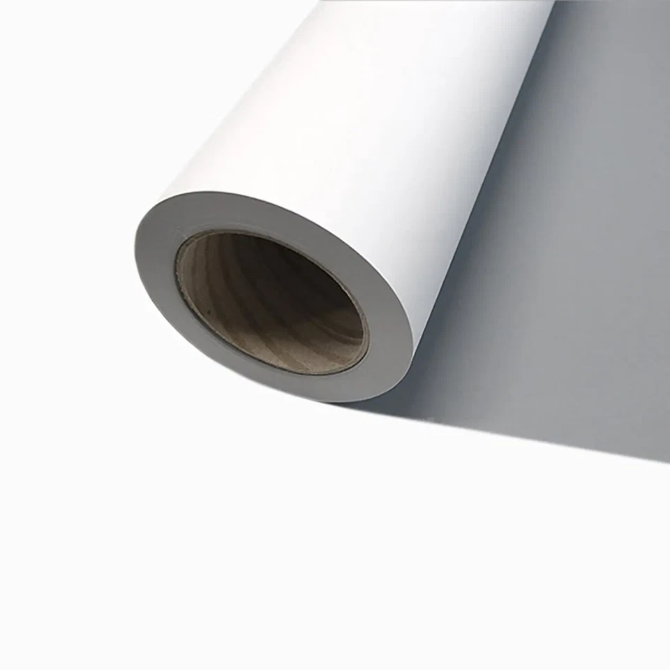 Matte Anti Curl PP Banner Film 36″x100′ (0.914m x 30m) 250μm (9.9 mil) 330 gsm ) - Image 2 of 4