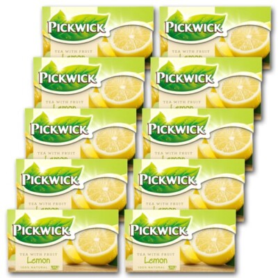 Pickwick Zitronen Tee; 10x20 Teebeutel à 1,5 Gramm