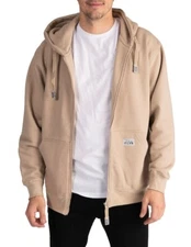 NWT Pro Club Heavyweight Zip Up Hoodie Khaki