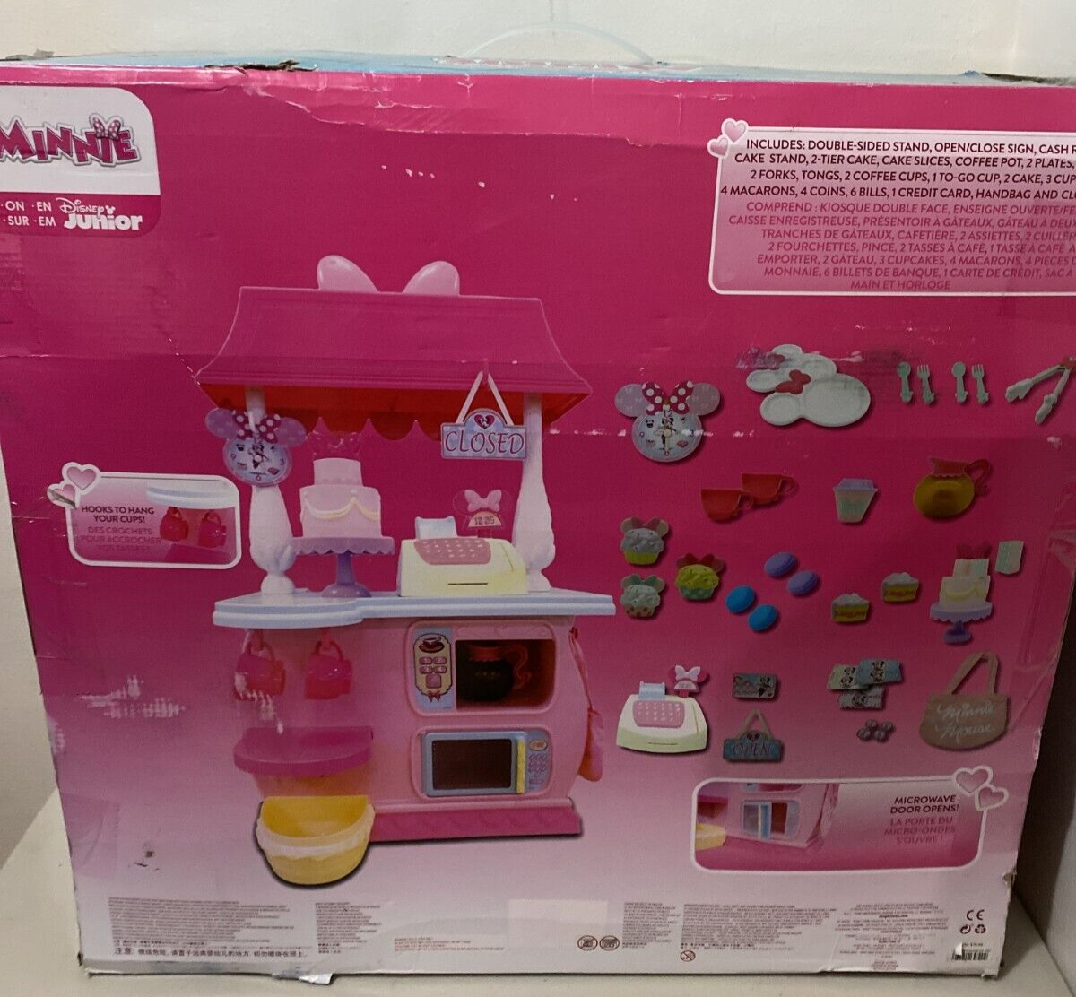 Disney Minnie Mouse Sweet Treats Stand Play Set Sound 38