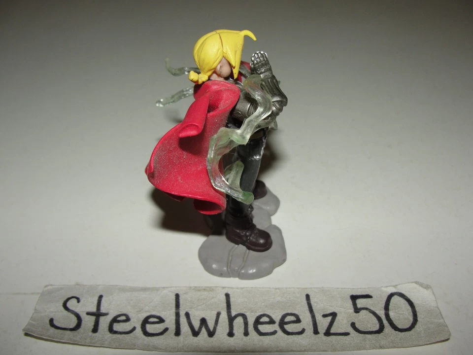 Figura Fullmetal Alchemist Edward Elric Bandai 3" Gashapon HG2 Anime Manga RARO Foto 4 de 4