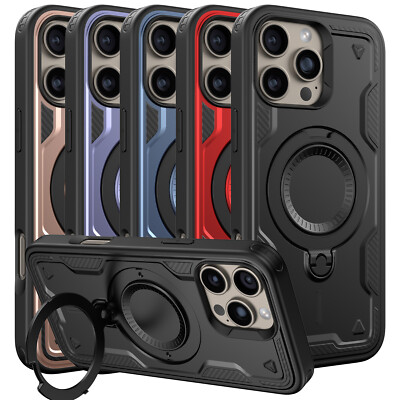 For Apple iPhone 16 Pro/Pro Max Case -Shockproof Magnetic Protective Cover USA