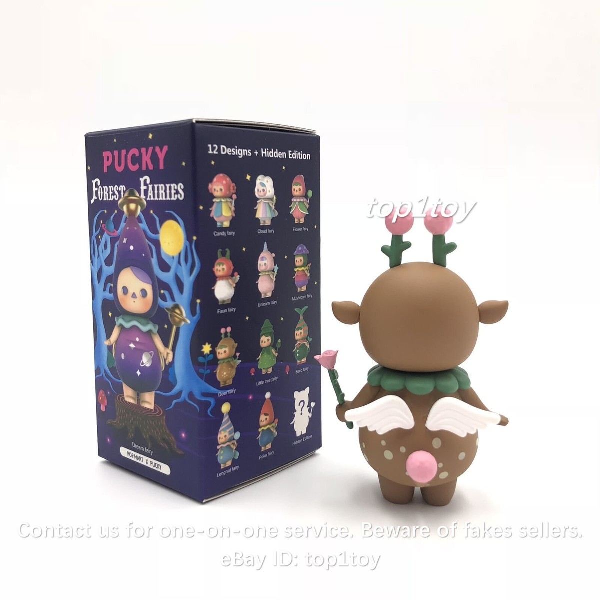 POP MART PUCKY Forest Fairies Deer Fairy Mini Figure | eBay