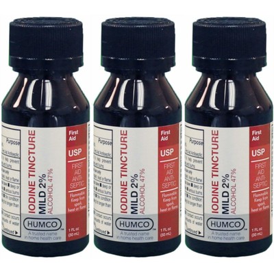 Iodine tinc 2% Mild humc 1oz (303951213919)