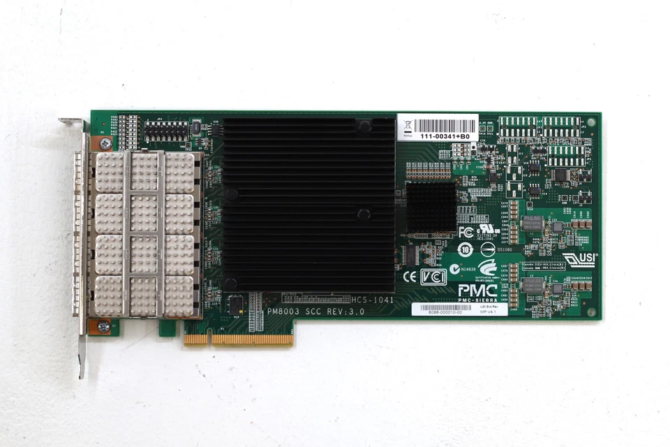 NetApp PM8003 Sierra Quad-Port PCIe SAS Controller P/N: 6086-000010-00 Tested - Image 2 of 4
