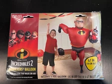 Incredibles 2 Mr. Incredible Fun Life-Size Jumbo Air Walker 67" Foil Balloon