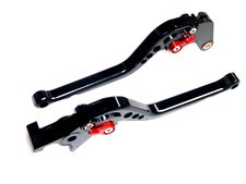Yamaha R6 1999-2004 Long Noir Leviers Frein et Embrayage Set Circuit Piste Route