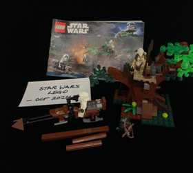 LEGO 7956 Star Wars - Ewok Attack - With manual.