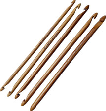 6-Inch 15Cm Double Ended Tunisian Crochet Hooks, for Afghan Stitches and Socks