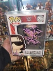 Funko Pop WWE #25 Bret Hitman Hart Autographed SIGNED Hard Stack