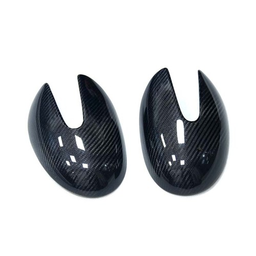 Carbon Fiber Add-on Side Mirror Cover Caps for Smart Fortwo W450 2003-2007 - Bild 2 von 5