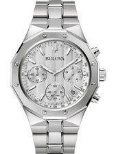 Bulova 96B408 Misc Classico Cronografo Orologio Uomo 44mm 10ATM