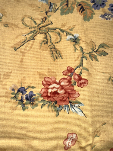 Montelena Golding Fabrics Yellow Floral Red Blue Green Decor Fabric BTY #2 - Picture 3 of 7