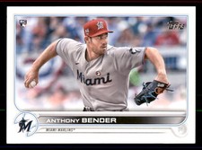 2022 Topps Anthony Bender #160  RC Miami Marlins