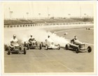 1936 Madison Square Garden Midget racing photo, Miller/Hartley/Nalon/Schneider