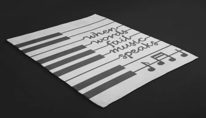 MUSIC SPEAKS | CROCHET Pattern | 180 x 200 GRAPHGAN, GRAPH, - Image 2 of 4