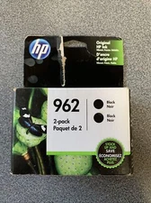 HP 962 (3JB33AN) Black Ink Cartridge - 2 Pack Exp 7/2021