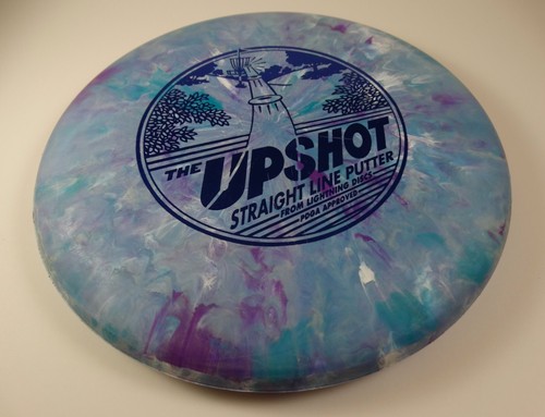 New Lightning Disc Golf The Upshot Straight Line Putter Disc Vintage Rare Oop - Picture 2 of 5