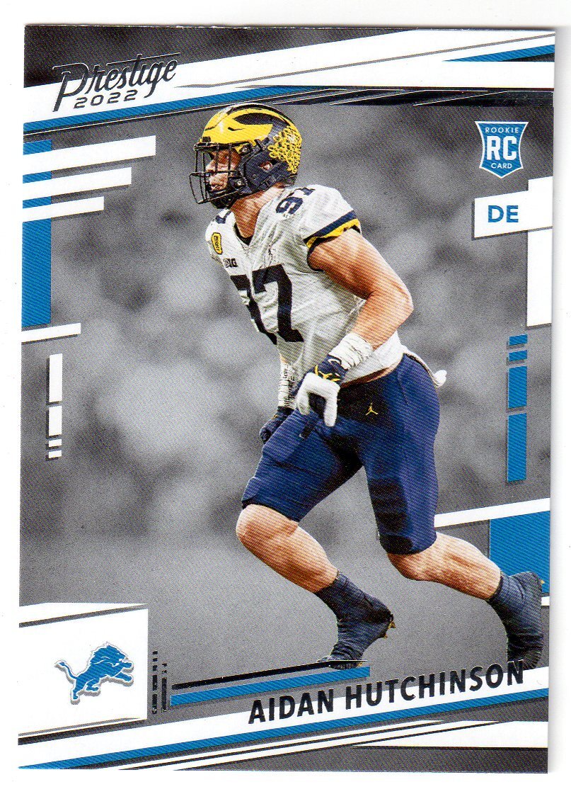 2022 Panini Prestige #312 AIDAN HUTCHINSON RC! MICHIGAN/DETROIT LIONS