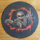 Breakthrough Middle Finger F U Skeleton Biker Motorcycle Outlaw Leather Patch — photo 1