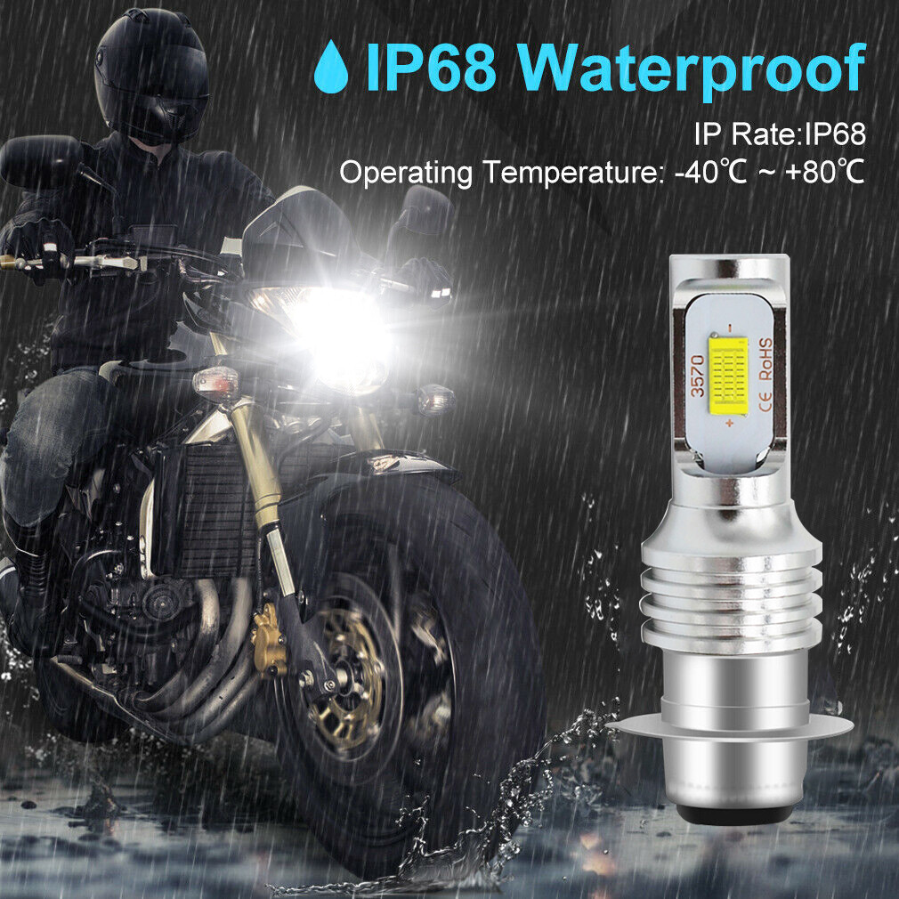 CHUSYYRAY H6 LED Headlight Kit – 6000K White, For Kawasaki Prairie 300/400 1999-2002