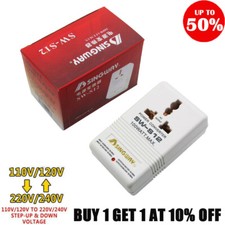 110V/120V to 220V/240V Step-Up  Down Voltage Converter 100W Transformer