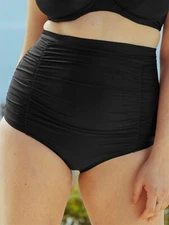 Shapermint Essentials High-Waisted Control Bikini Bottom 4XL Black NEW (516)