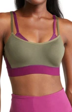 Natori VINE/JEWEL VIOLET Gravity Contour Underwire Sports Bra, US 32G, UK 32F