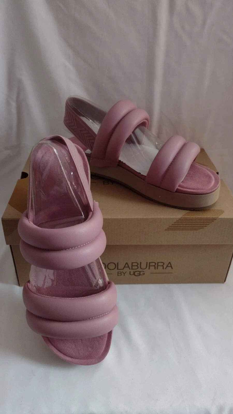 Sandalo Anida nuovo con scatola Koolaburra di UGG da donna Anida guanto di volpe taglia 10