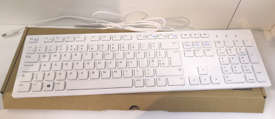 DELL KB216 USB Tastatur Keyboard PC Verkabelt Weiß UK Layout English KB216-WH-UK