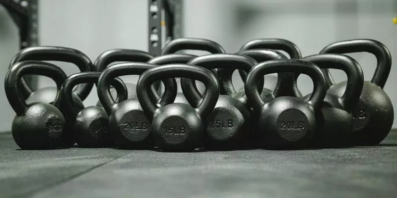 SALE Fray Fitness Cast Iron Kettlebell Weight Home Gym 16KG 35LB