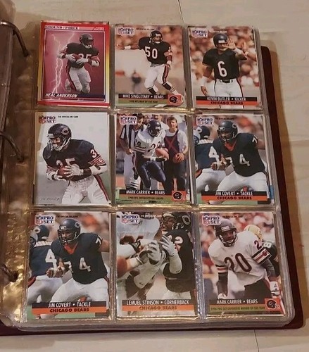 Football Card Collection in Collector's Binder 700+ Cards 1990s - Picture 7 of 10