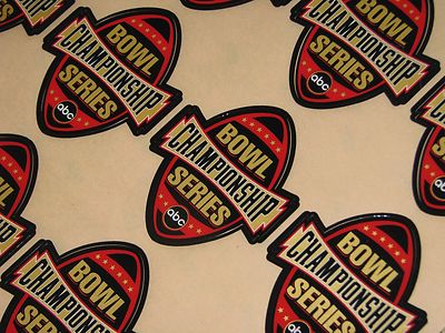 ABC BOWL CHAMPIONSHIP SERIES NCAA Football Helmet Decal FULL Qty (1) 3M 20MIL 