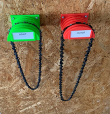 Sägeketten Wandhalter Kettenbaum für bis zu 5 Ketten inkl. Schrauben und Karten