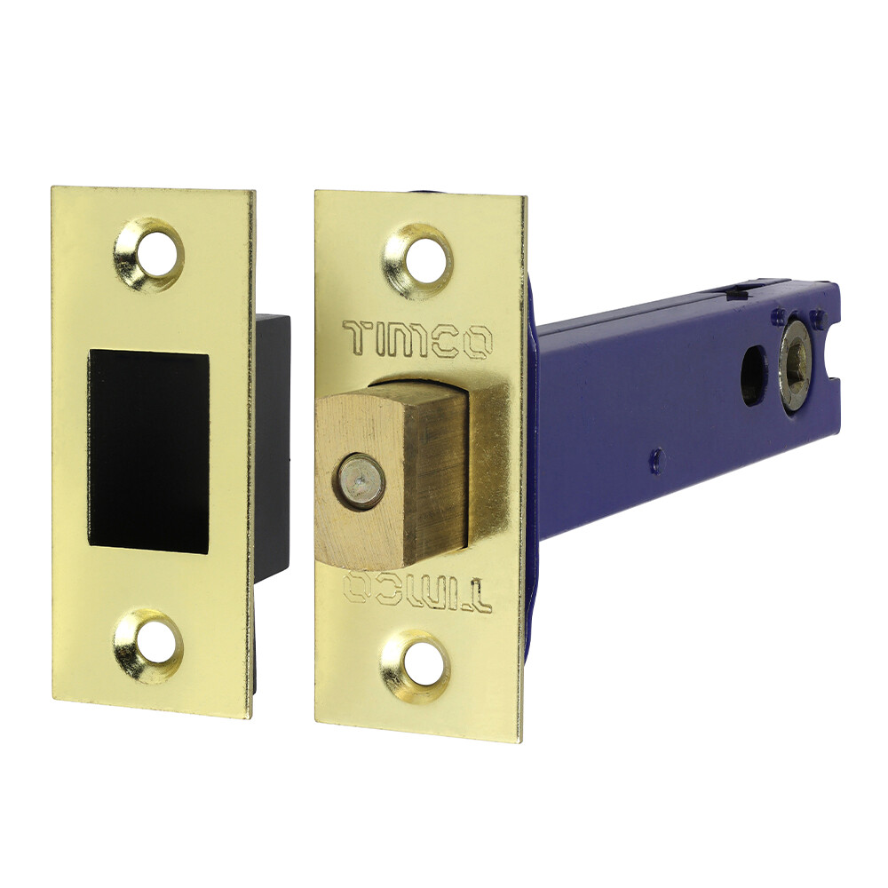Timco Architectural Tubular Deadbolt Brass Satin Nickel 129 case / 108 backset