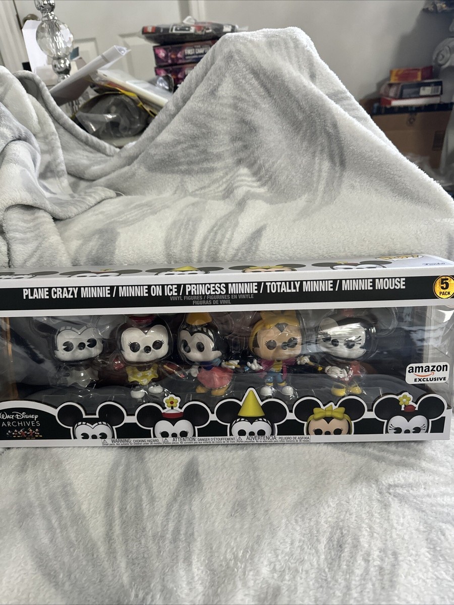 Disney - （新品未開封）Funko POP! 　Disney　ミニーマウス　５体セット Funko POP Disney Archives - Minnie Mouse 5 Pack Amazon